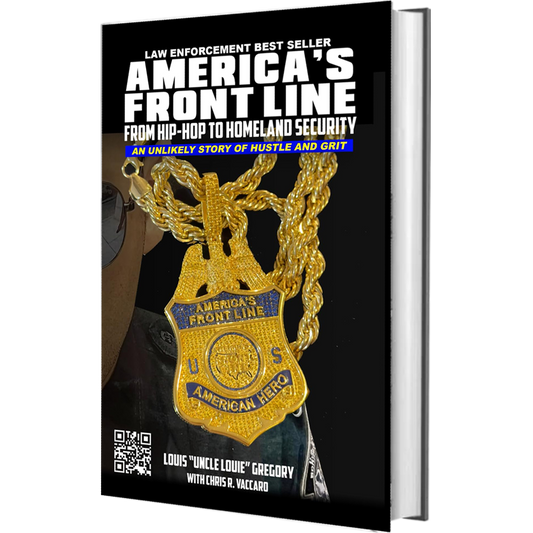 Autographed copy of Best Selling Law Enforcement Autobiography America's Front Line