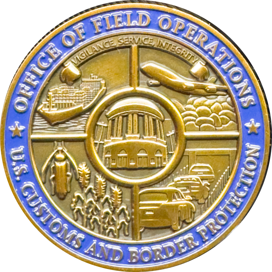 BL14-019 CBP Officer Agriculture Specialist Office of Field Operations OFO CBPO Challenge Coin Field Ops