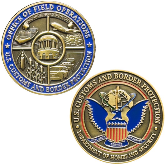 EL14-004 CBP Officer Agriculture Specialist Office of Field Operations OFO CBPO Challenge Coin Field Ops