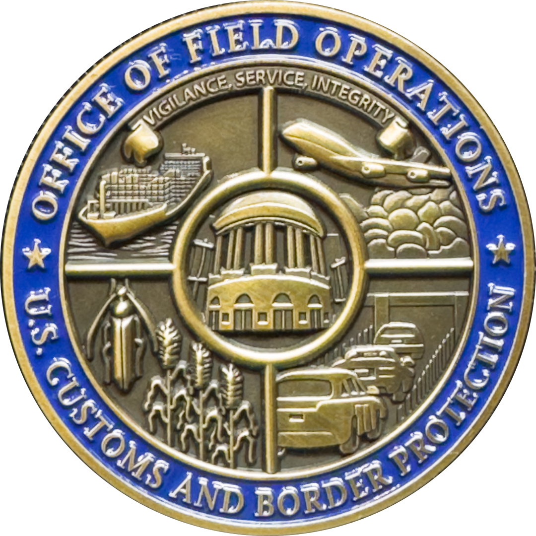 EL14-004 CBP Officer Agriculture Specialist Office of Field Operations OFO CBPO Challenge Coin Field Ops