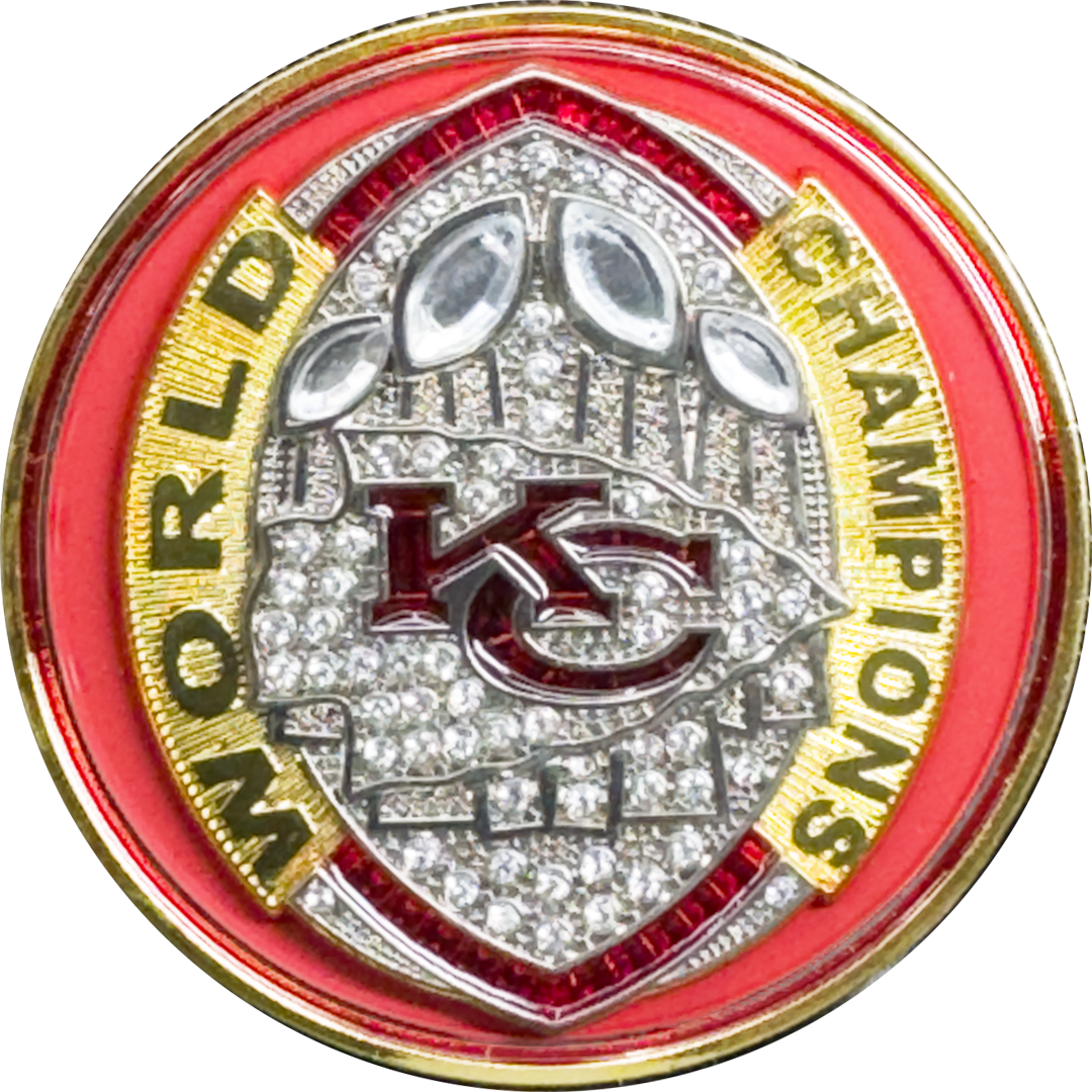 EL15-010 CBP Field Operations Challenge Coin Border Patrol AMO Kansas City Missouri Stadium Detail LVIII Championship KC 2023