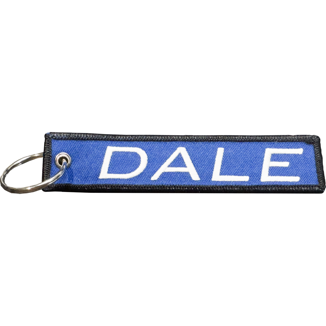 EL13-024 Dale Cuban Flag Cuba Pride embroidered keychain with keyring
