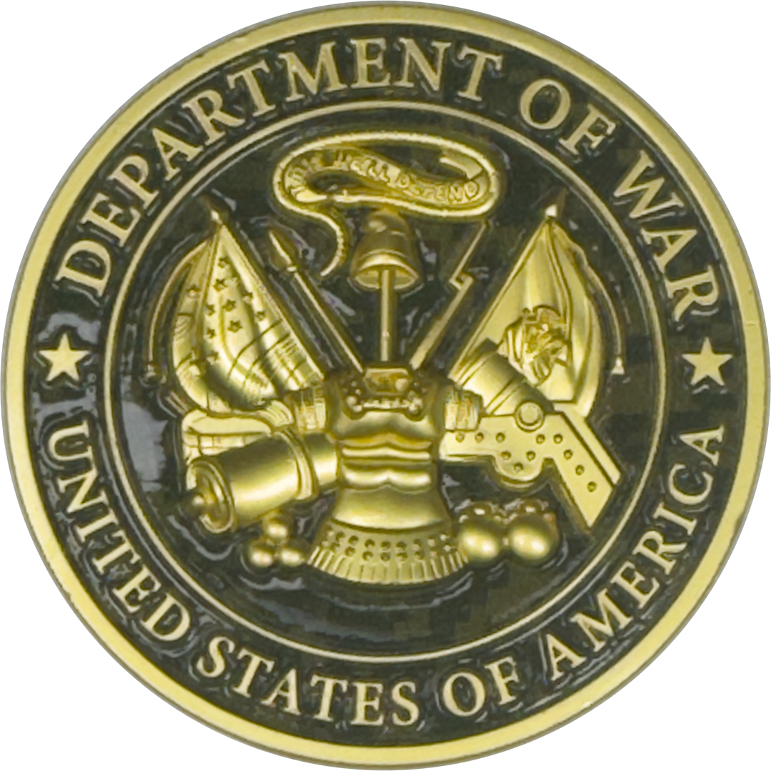 EL17-15 Secretary of War Pete Hegseth large Challenge Coin honoring Midnight Hammer Department of War