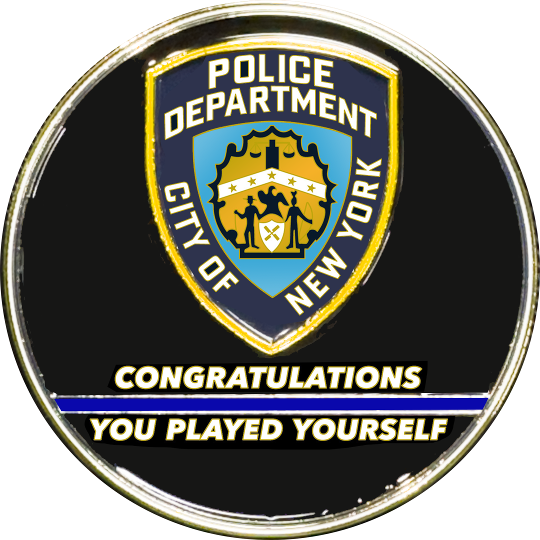 EL17-002 New York City Police Department Dance Team Challenge Coin