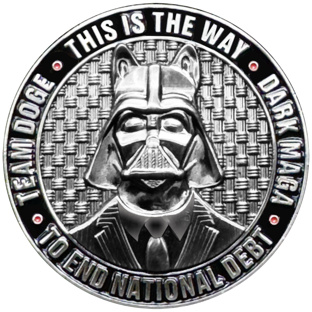 EL17-11 Doge Vader Dark MAGA Rogue Tactical Terrorism Response Team 10 TTRT Challenge Coin CBP