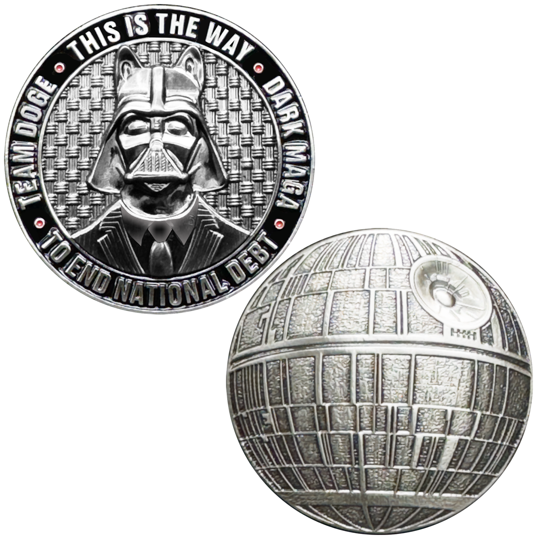 EL17-11 Doge Vader Dark MAGA Rogue Tactical Terrorism Response Team 10 TTRT Challenge Coin CBP