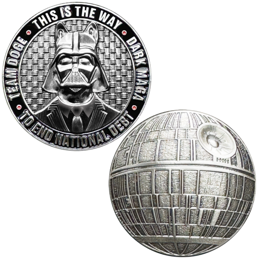 EL17-11 Doge Vader Dark MAGA Rogue Tactical Terrorism Response Team 10 TTRT Challenge Coin CBP