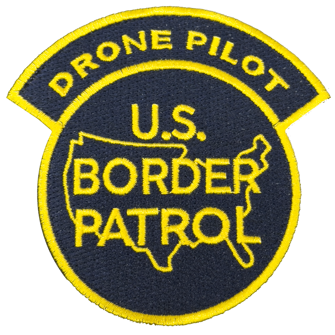 EE-009 Border Patrol Drone Pilot Patch CBP