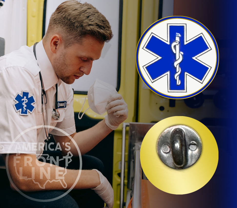 PBX-009-D EMT EMS Paramedic caduceus Fire Rescue lapel pin