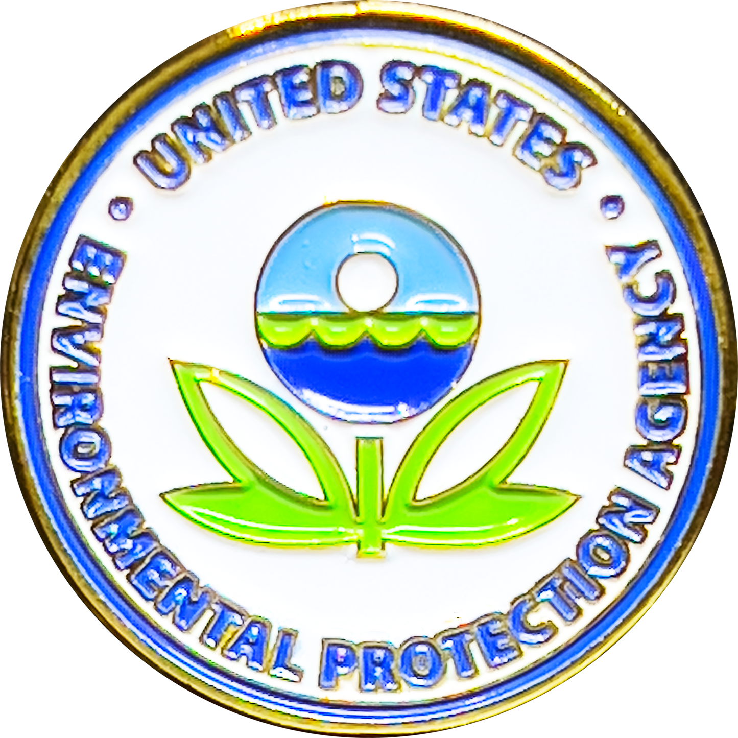 EPA Environmental Protection Agency collectible 3-in-1 Police Tactical Rescue knife tool with Seatbelt Cutter, Steel Serrated Blade, Glass Breaker