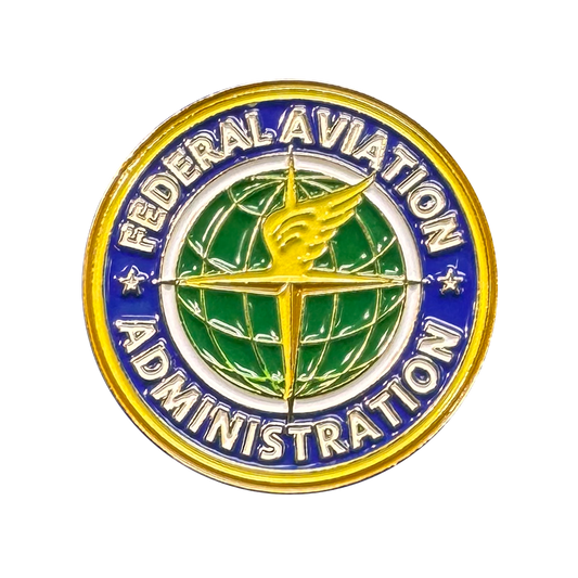 PBX-013-i FAA lapel pin Federal Aviation Administration Seal for Air Traffic Controller or Pilot
