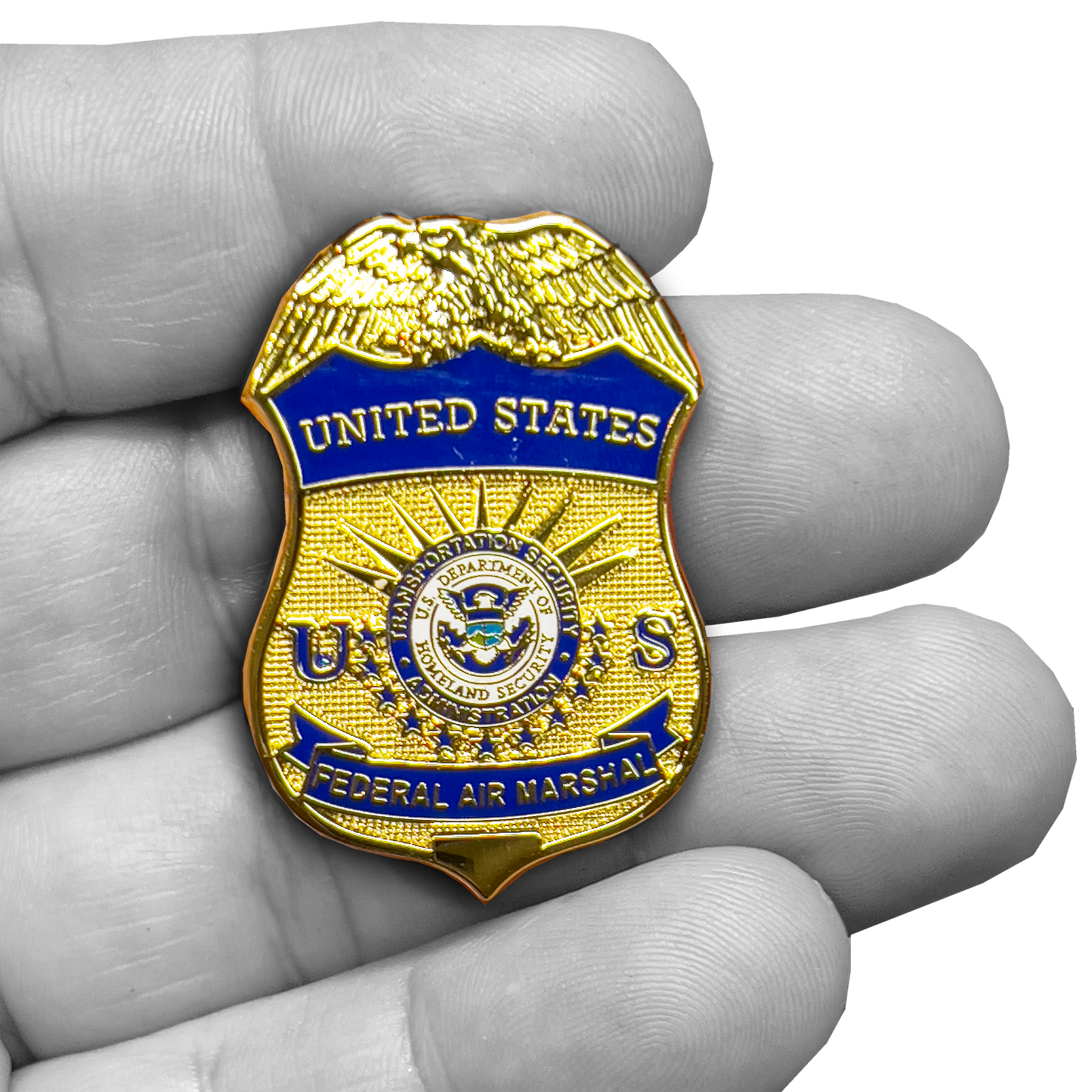 PBX-005-J Federal Air Marshal FAM pin with color enamel