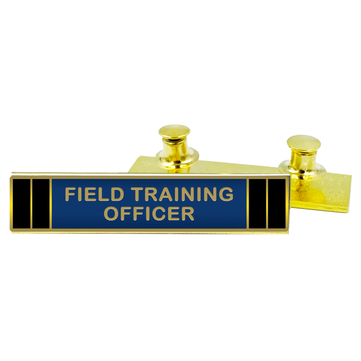 PBX-010-A FTO Field Training Officer commendation bar pin Police Uniform LAPD BPD NYPD CBP and more