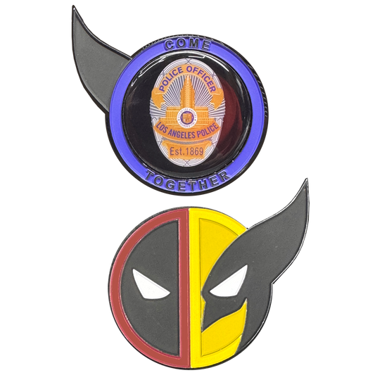 DL5-05 LAPD Challenge Coin Los Angeles Police Department Come Together