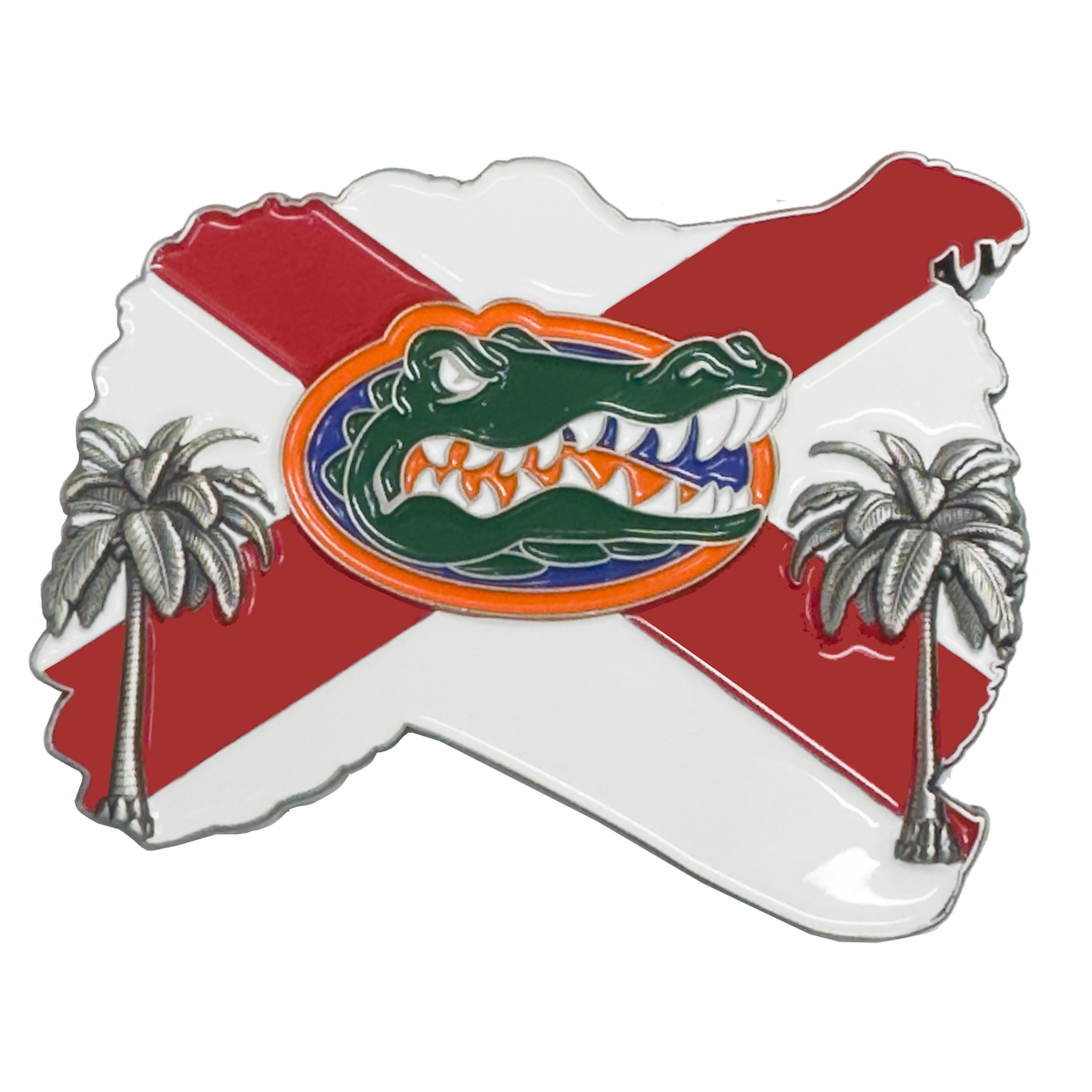 EL15-16 Challenge Coin for University of Florida Gators Police Alligator UF