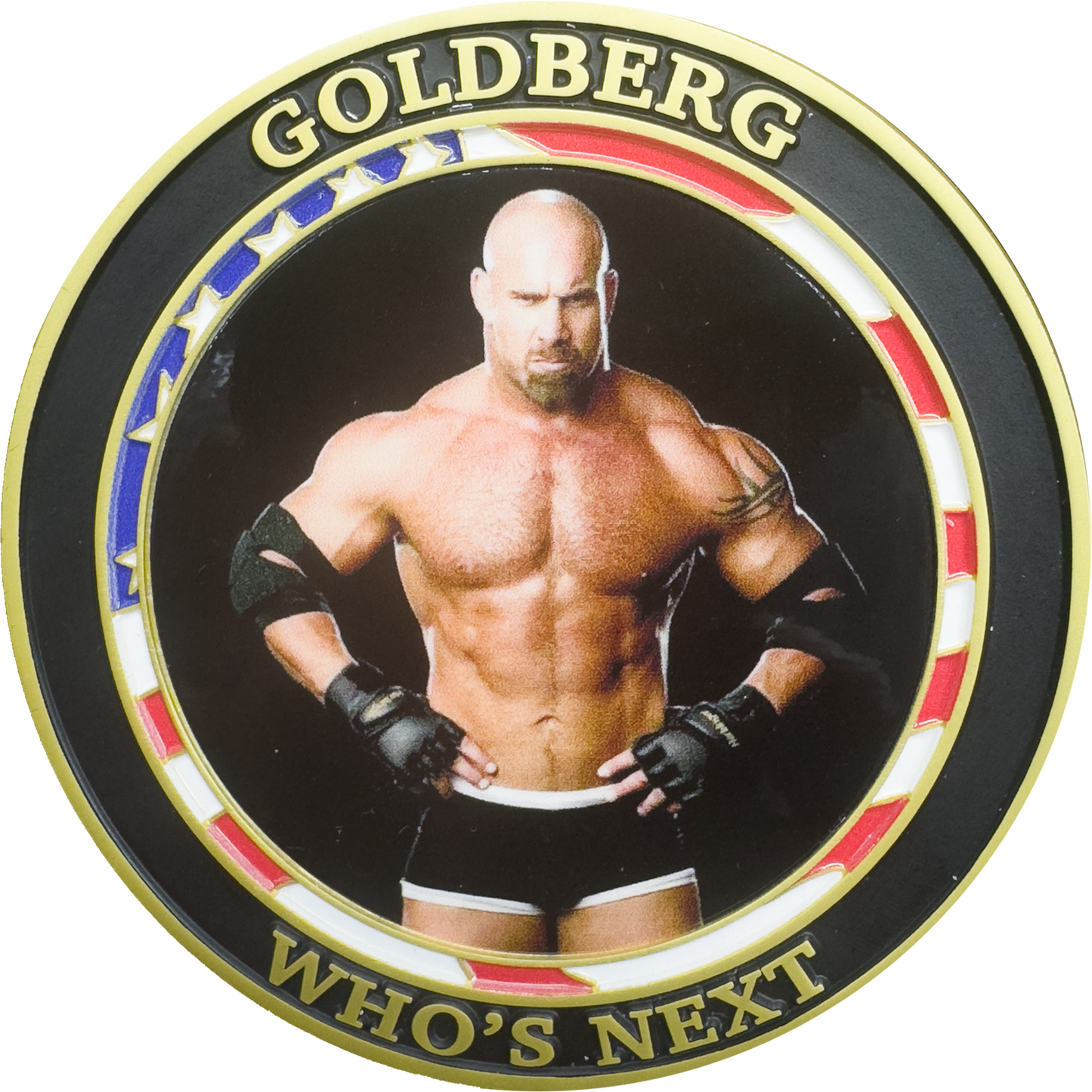 Official Bill Goldberg Retirement Run Coin for WWE fans
