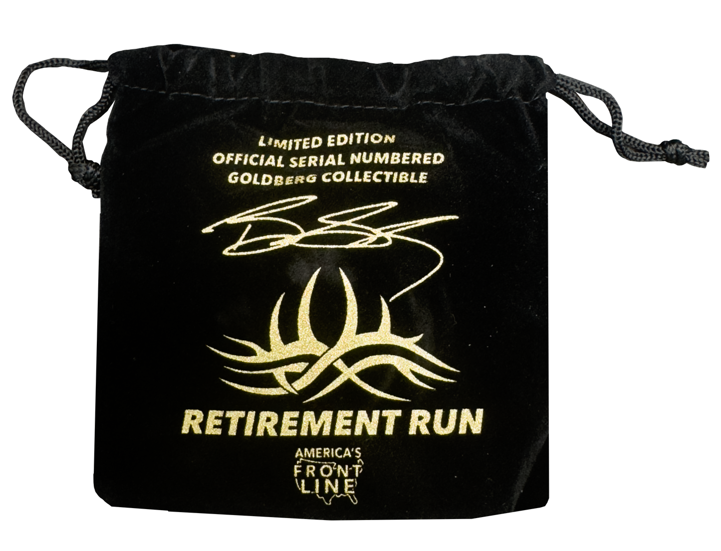 Official Bill Goldberg Retirement Run Coin for WWE fans