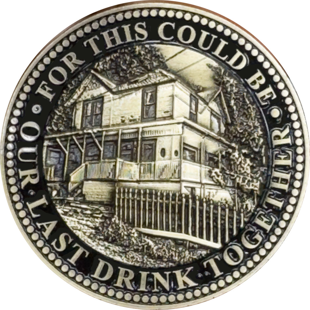 BL8-7 Astoria Challenge Coin For Goonies House Visitors One Eyed Willie