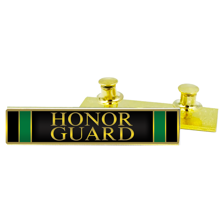 PBX-010-C Honor Guard commendation bar pin Thin Green Line Police Uniform Sheriff Border Patrol Army Marines