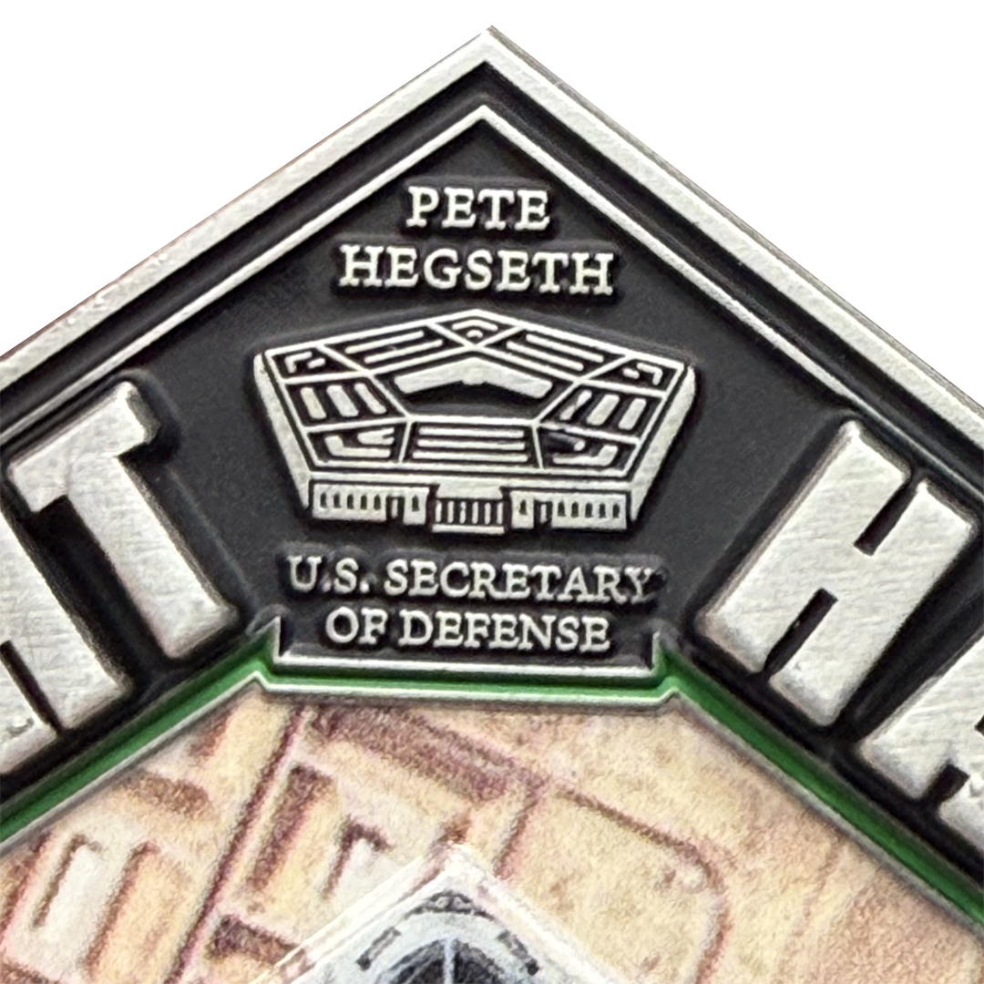 CL-ZZ Midnight Hammer Challenge Coin Honoring Pete Hegseth B-52 Bunker Buster Stealth Bomber B-2