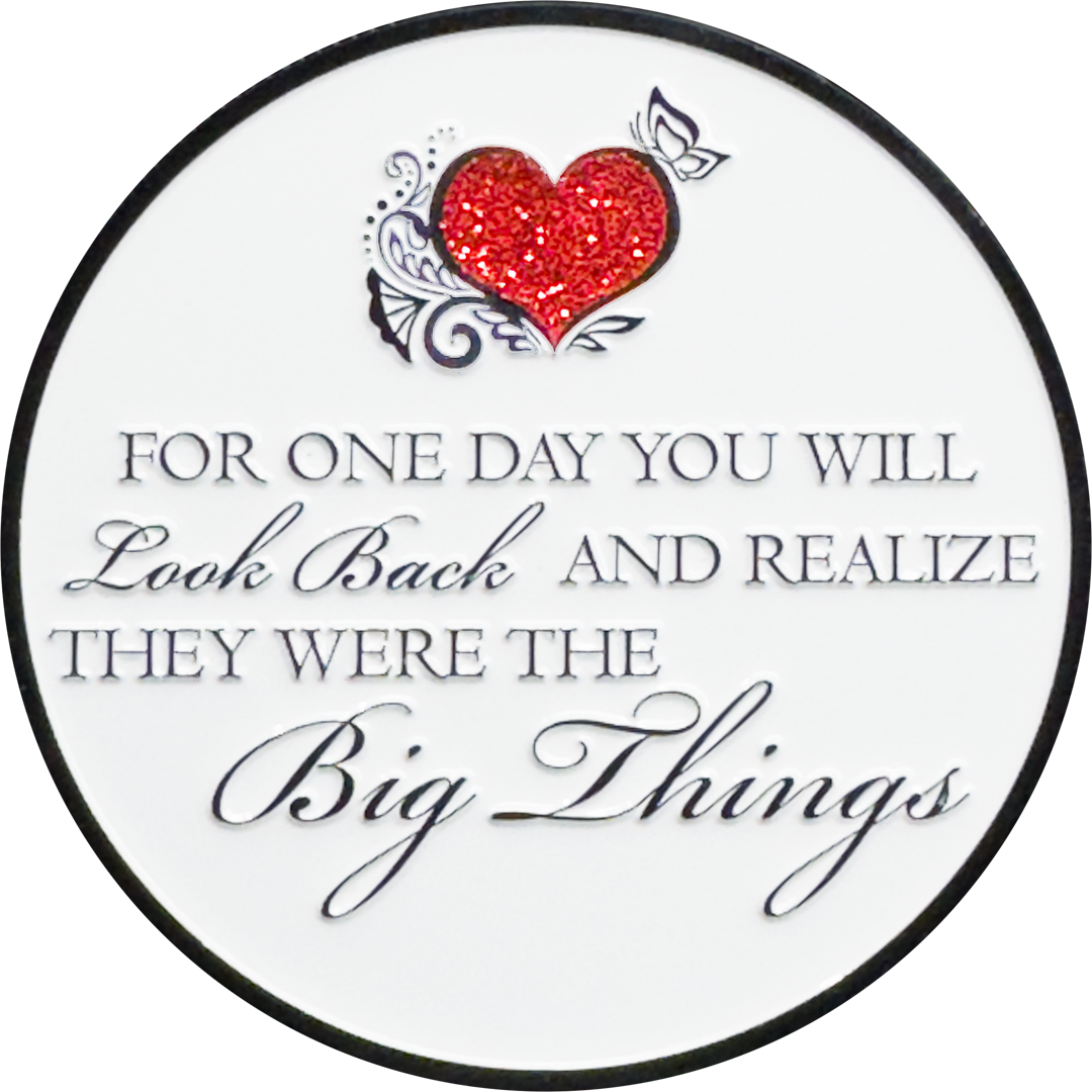 BL18-018 Cherish The Little Things LOVE Challenge Coin Medallion Valentines Day Happy Anniversary Gift
