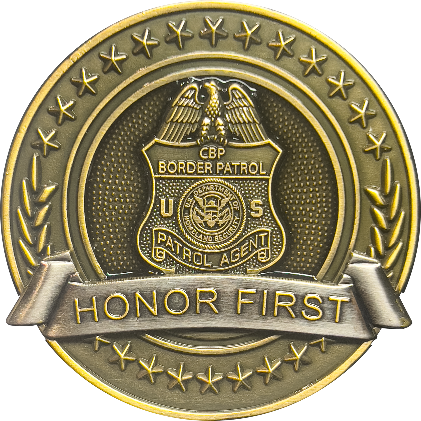 H-009 Border Patrol Agent 100th Anniversary Centennial Honor First CBP USBP Challenge Coin