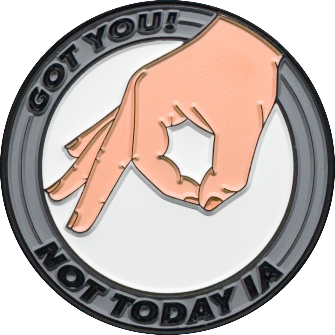EL4-009 Police Internal Affairs IA Challenge Coin OPR