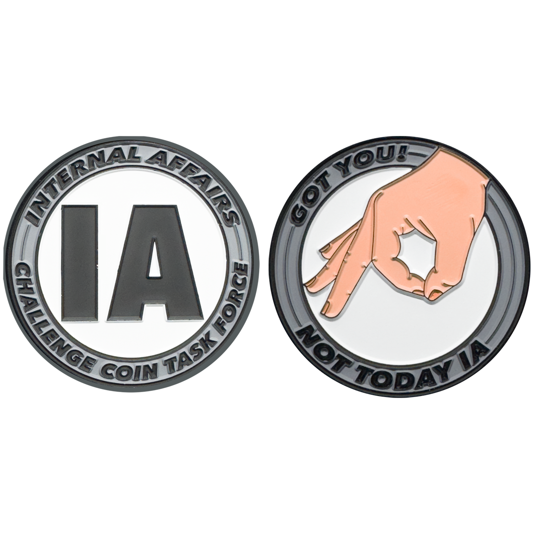 EL4-009 Police Internal Affairs IA Challenge Coin OPR