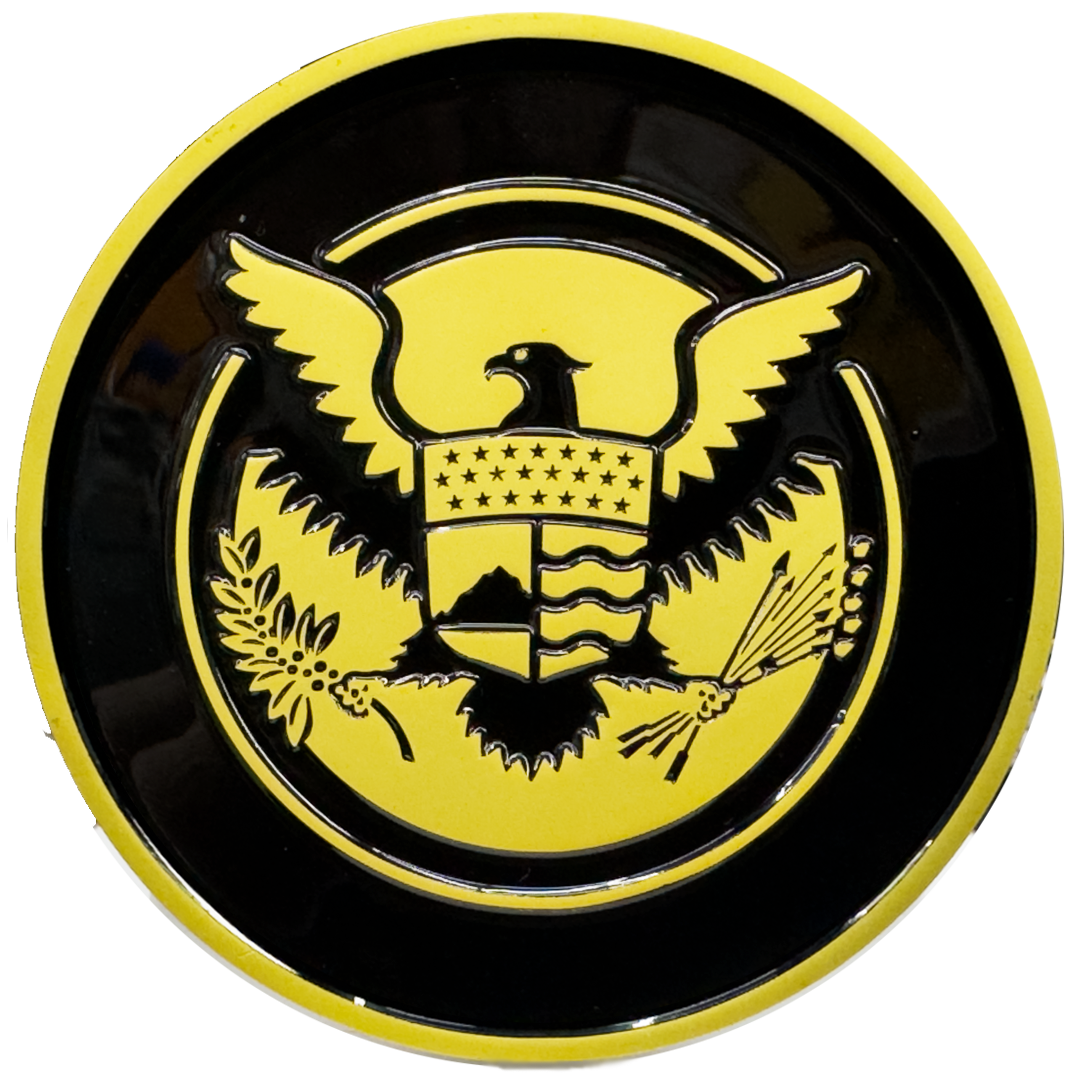 DL3-12 ICE DRO ERO new branding HSTF Challenge Coin USMS FBI HSI BP OFO