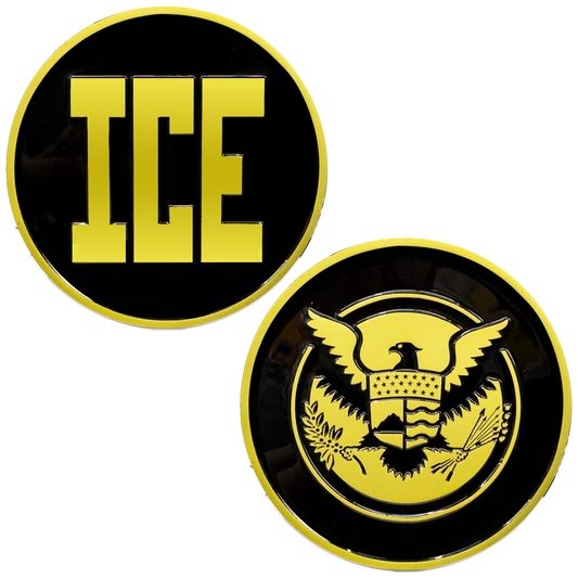 DL3-12 ICE DRO ERO new branding HSTF Challenge Coin USMS FBI HSI BP OFO