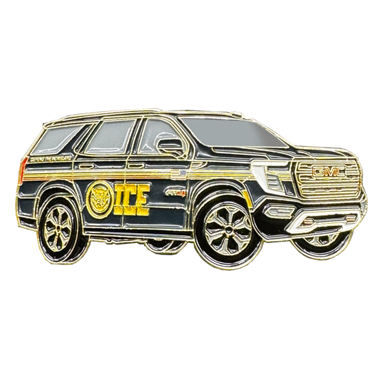 BL11-8 ICE Agent ERO Deportation Officer HSI new Kristi Noem SUV Challenge Coin