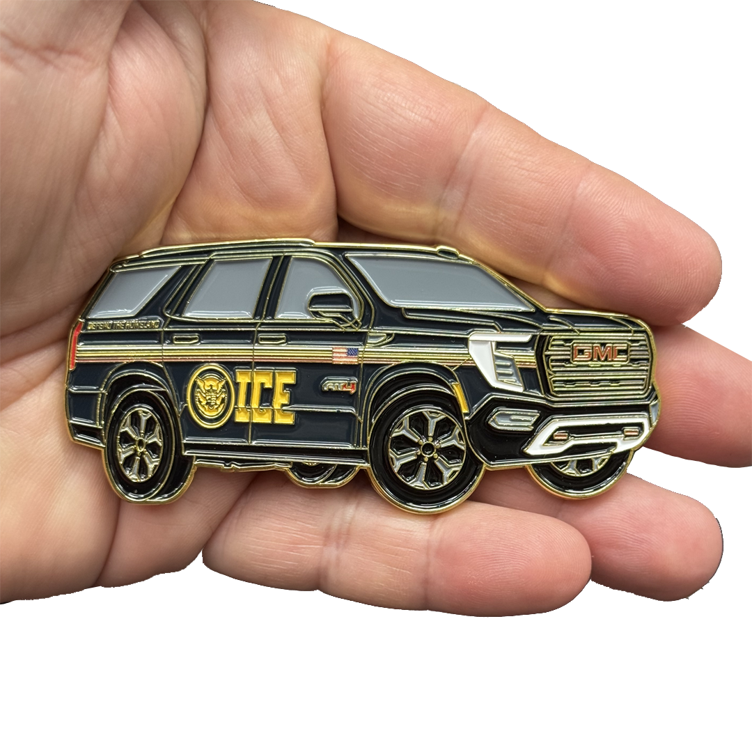BL11-8 ICE Agent ERO Deportation Officer HSI new Kristi Noem SUV Challenge Coin