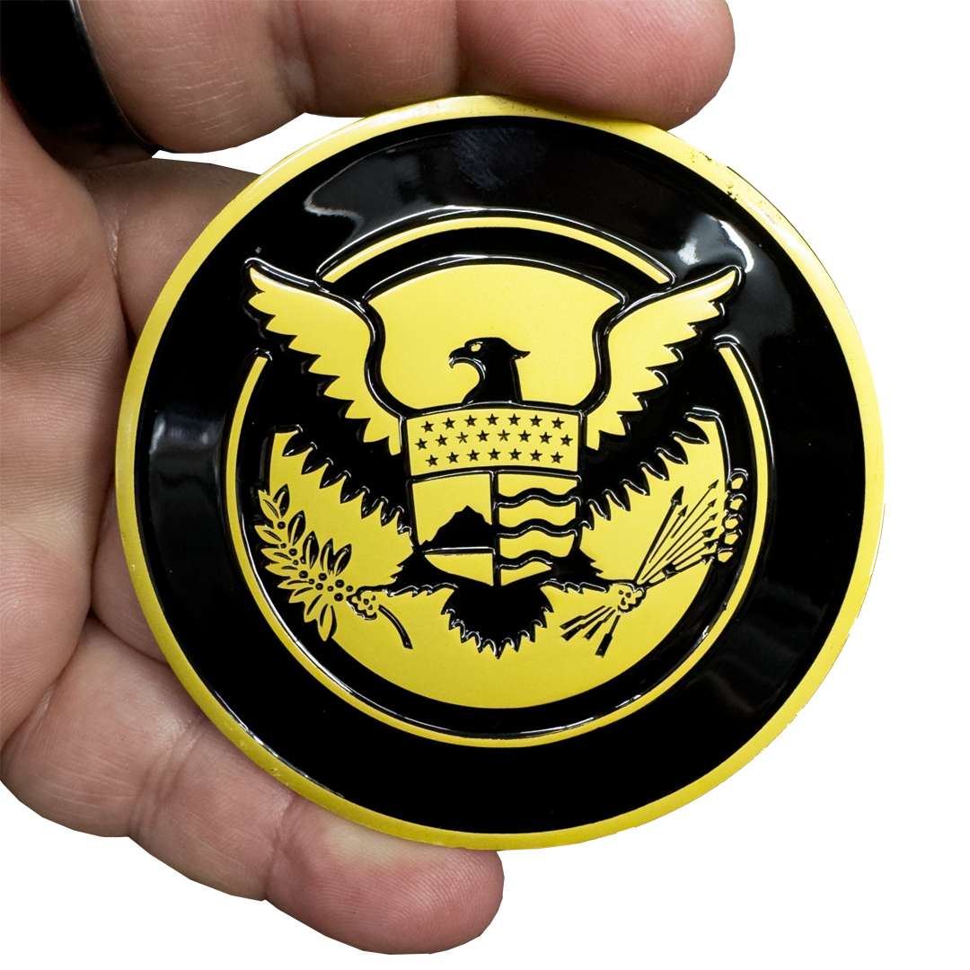 DL3-12 ICE DRO ERO new branding HSTF Challenge Coin USMS FBI HSI BP OFO