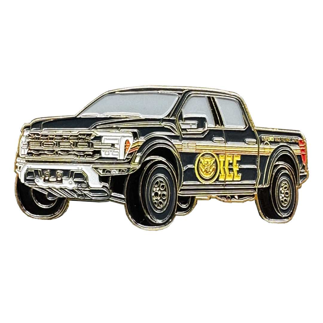 BL14-9 ICE Agent ERO Deportation Officer HSI new Kristi Noem Pickup Truck Challenge Coin