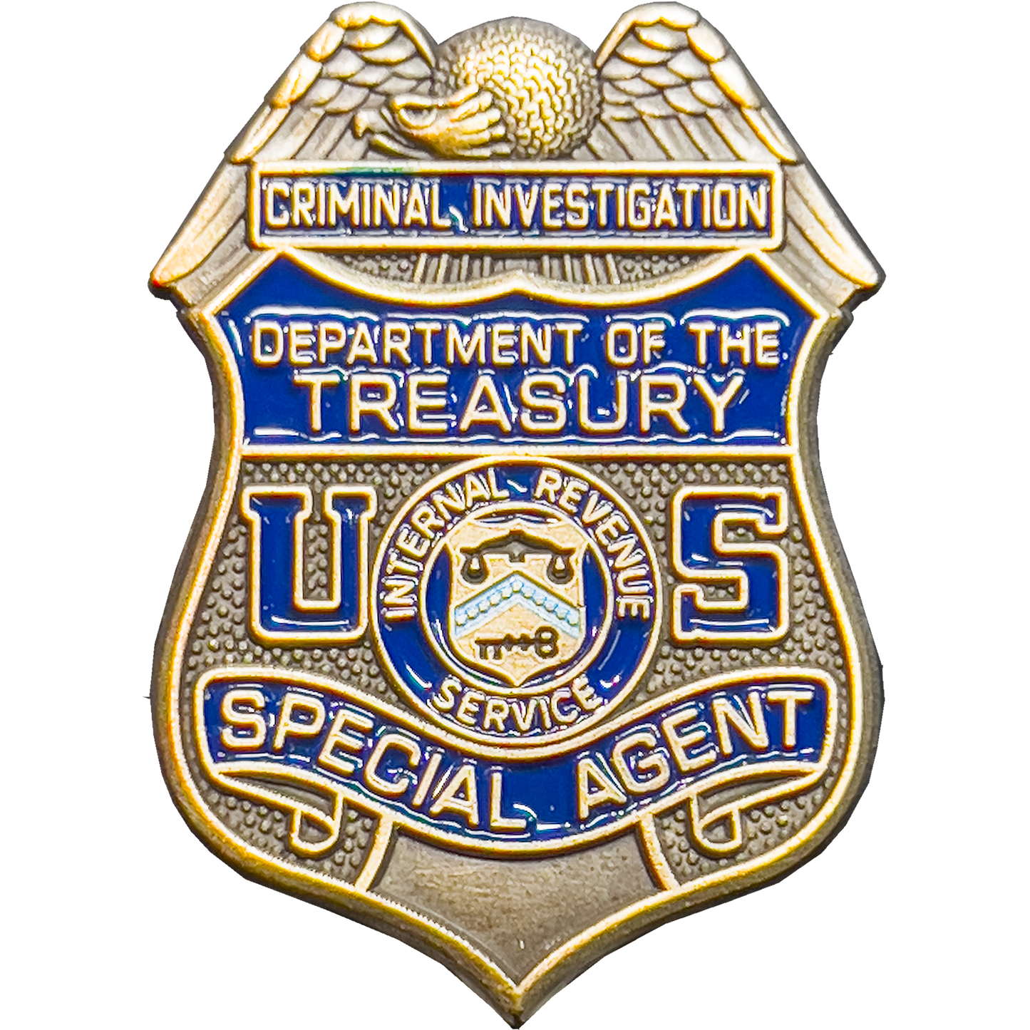 PBX-007-G IRS Special Agent Lapel Pin Internal Revenue Service