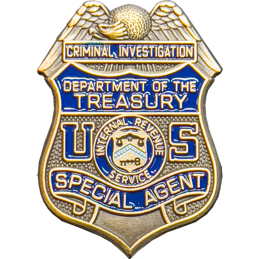 PBX-007-G IRS Special Agent Lapel Pin Internal Revenue Service