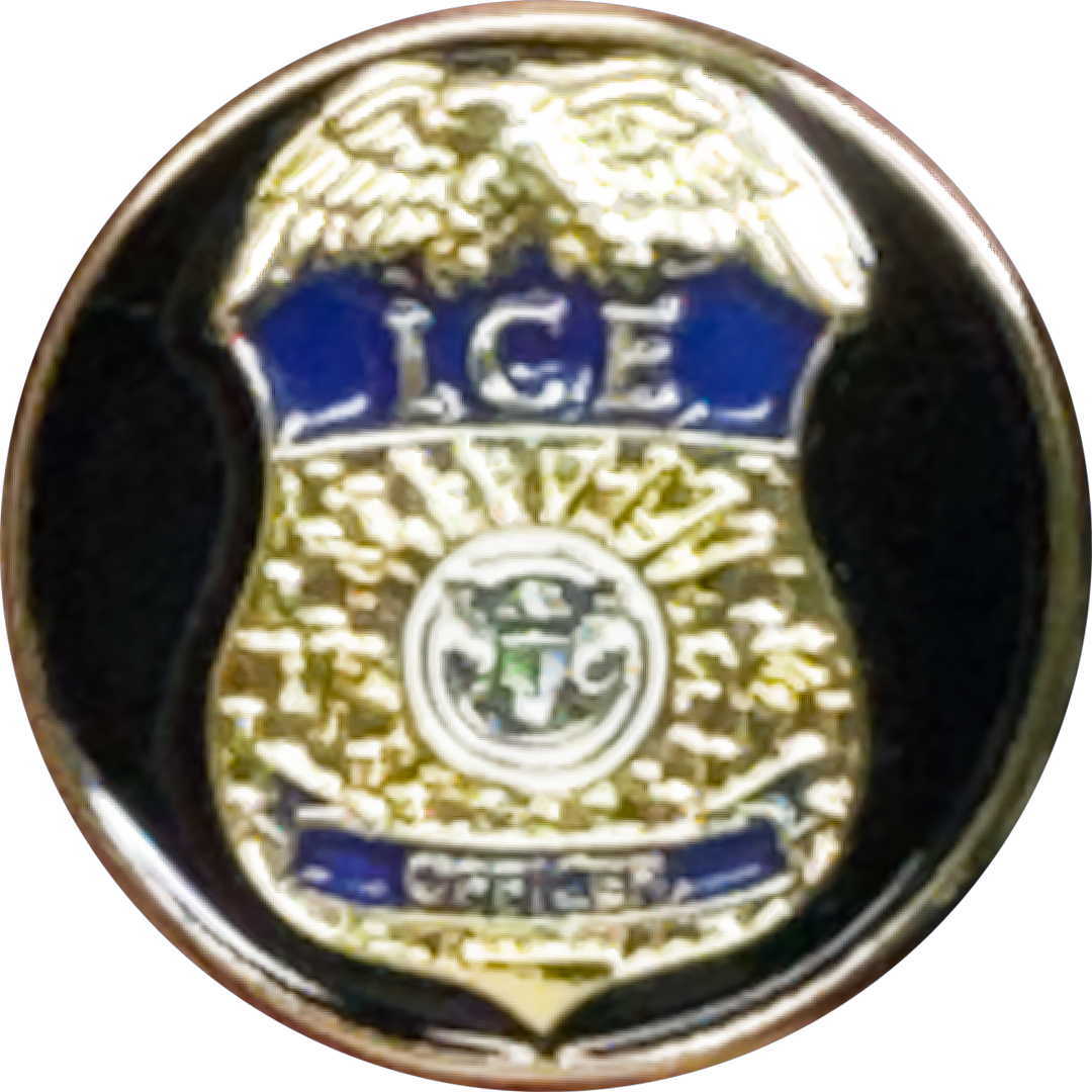 PBX-013-G ICE Officer Lapel Pin Immigration and Customs Enforcement