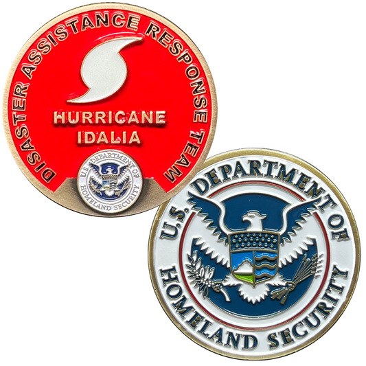 JJ-012 Hurricane Idalia DART Disaster Assistance Response Team Sheriff CBP FEMA Challenge Coin