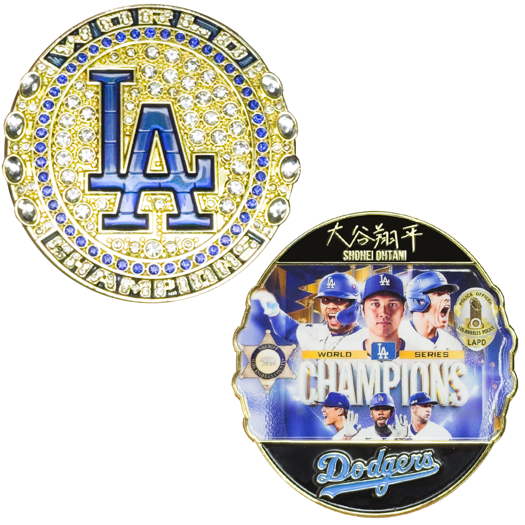 EL19-6 LA County Sheriff LAPD Championship Security Detail Challenge Coin