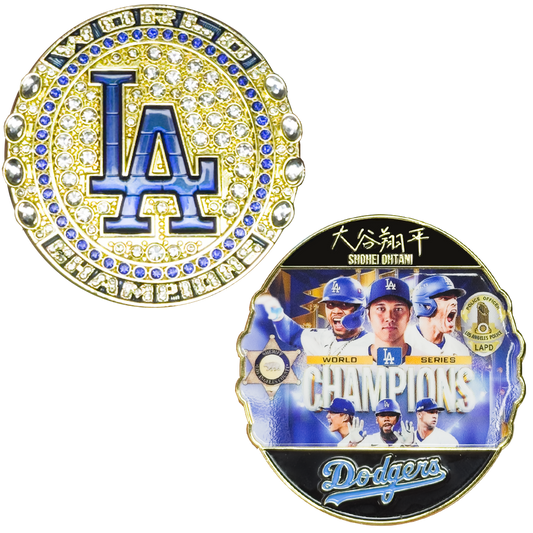 EL19-6 LA County Sheriff LAPD Championship Security Detail Challenge Coin
