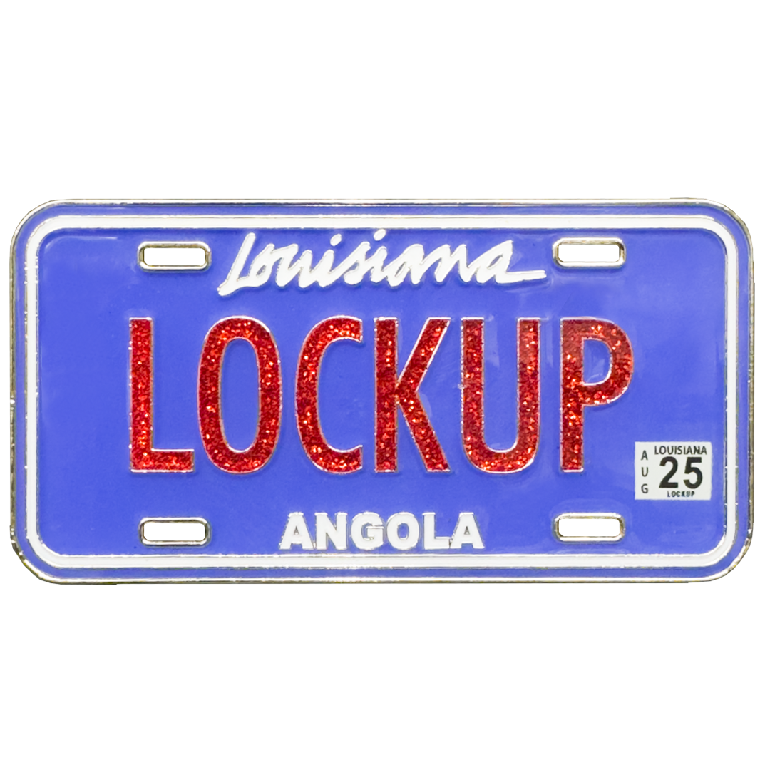 CL-XX Angola ICE Detention Center License Plate Challenge Coin USMS FBI HSI BP OFO
