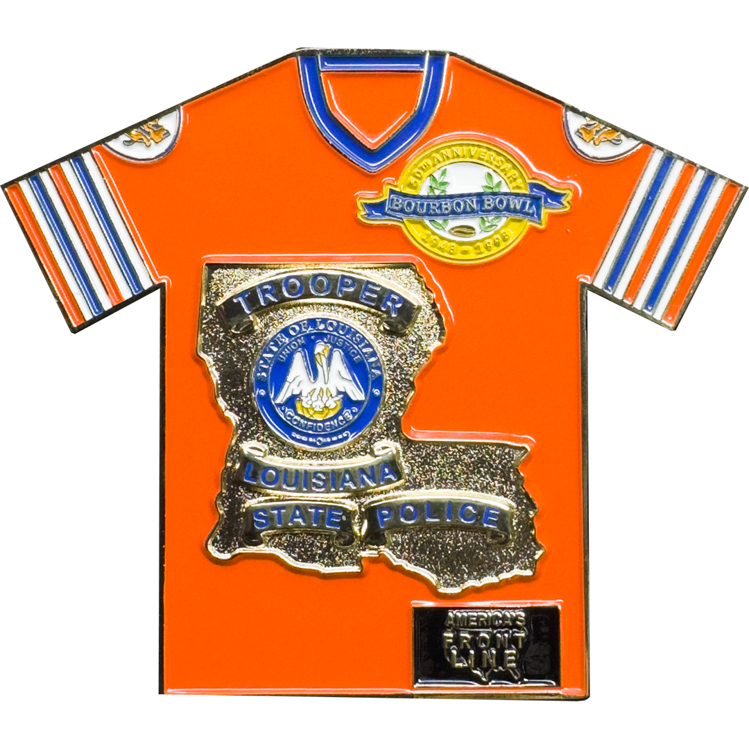 BL13-012 Louisiana State Police Trooper Challenge Coin for The Water Boy