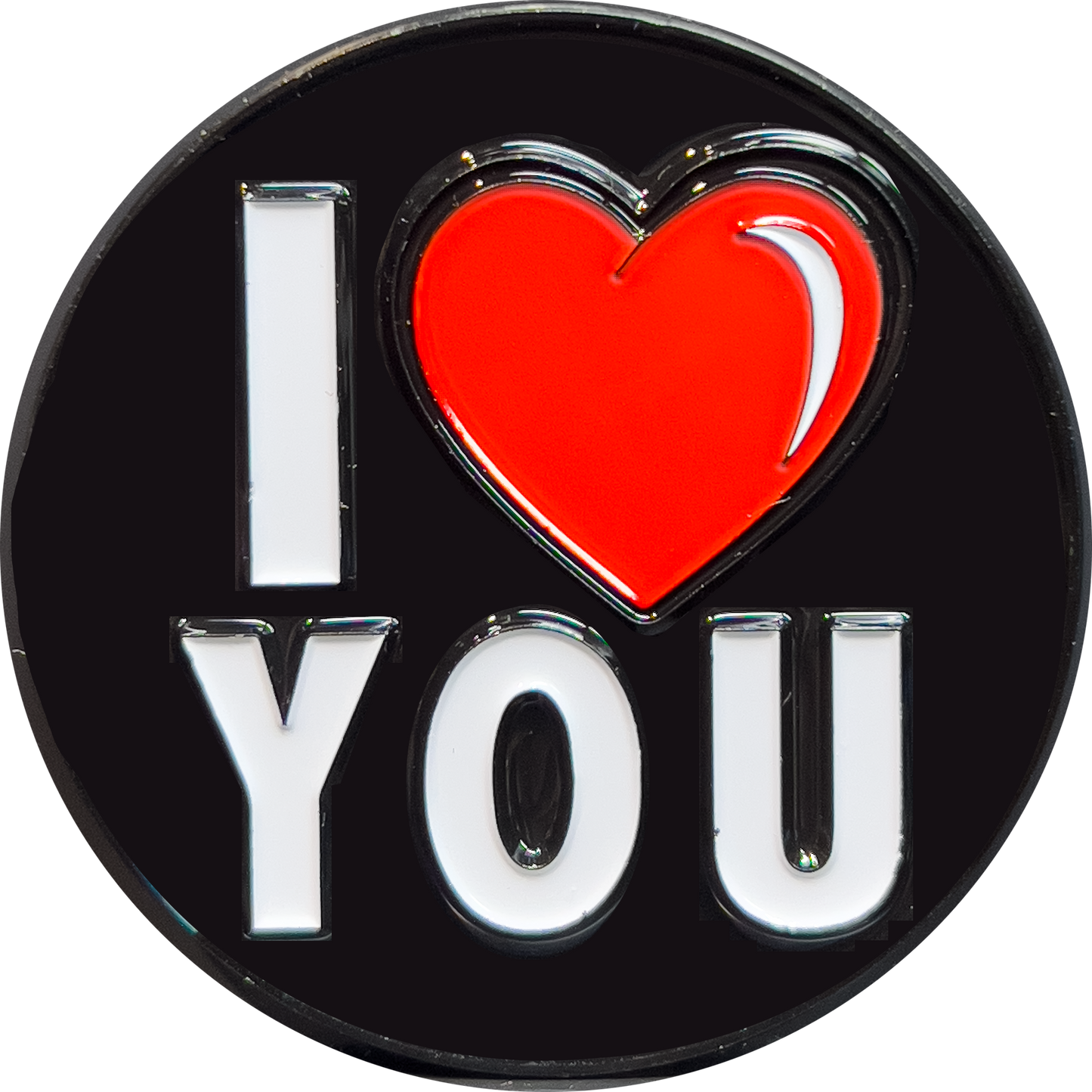 EL2-011 I Love You like a Fat Kid Loves Cake Challenge Coin Birthday Anniversary Valentines Day Present Gift