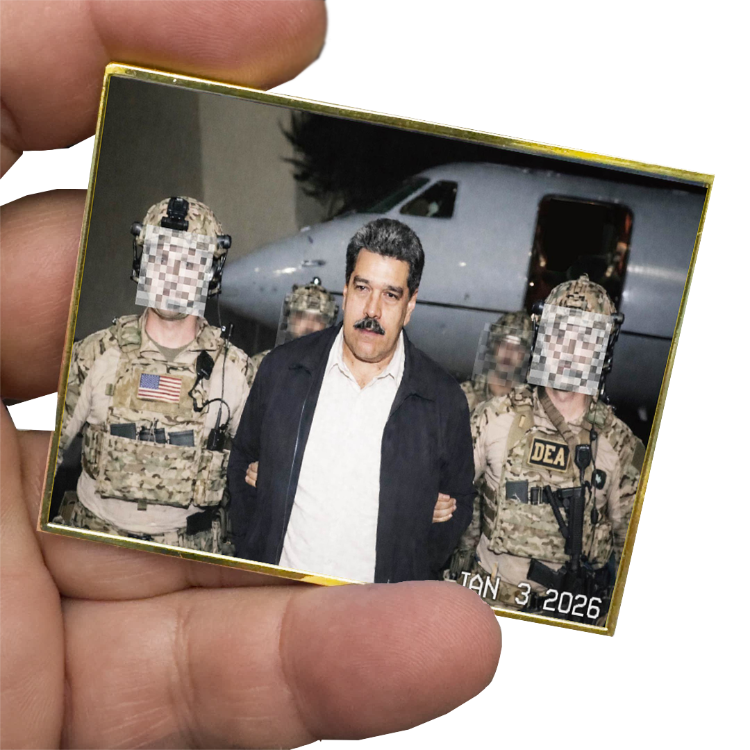 EL2-24 Department of War DEA HSI Secretary Pete Hegseth Maduro Arrest Challenge Coin