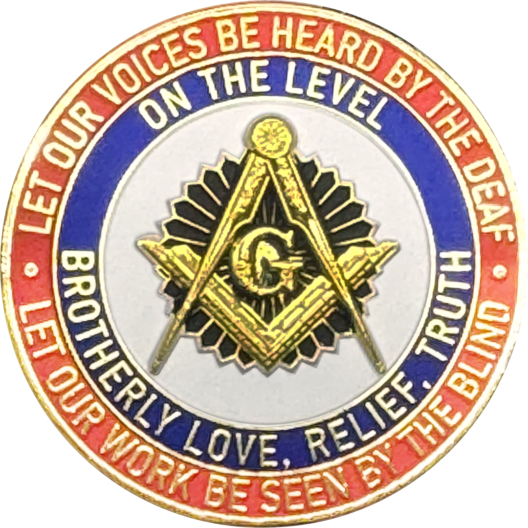 EL18-12 Masonic Illuminati FreeMason Lodge secret freemasonry challenge coin