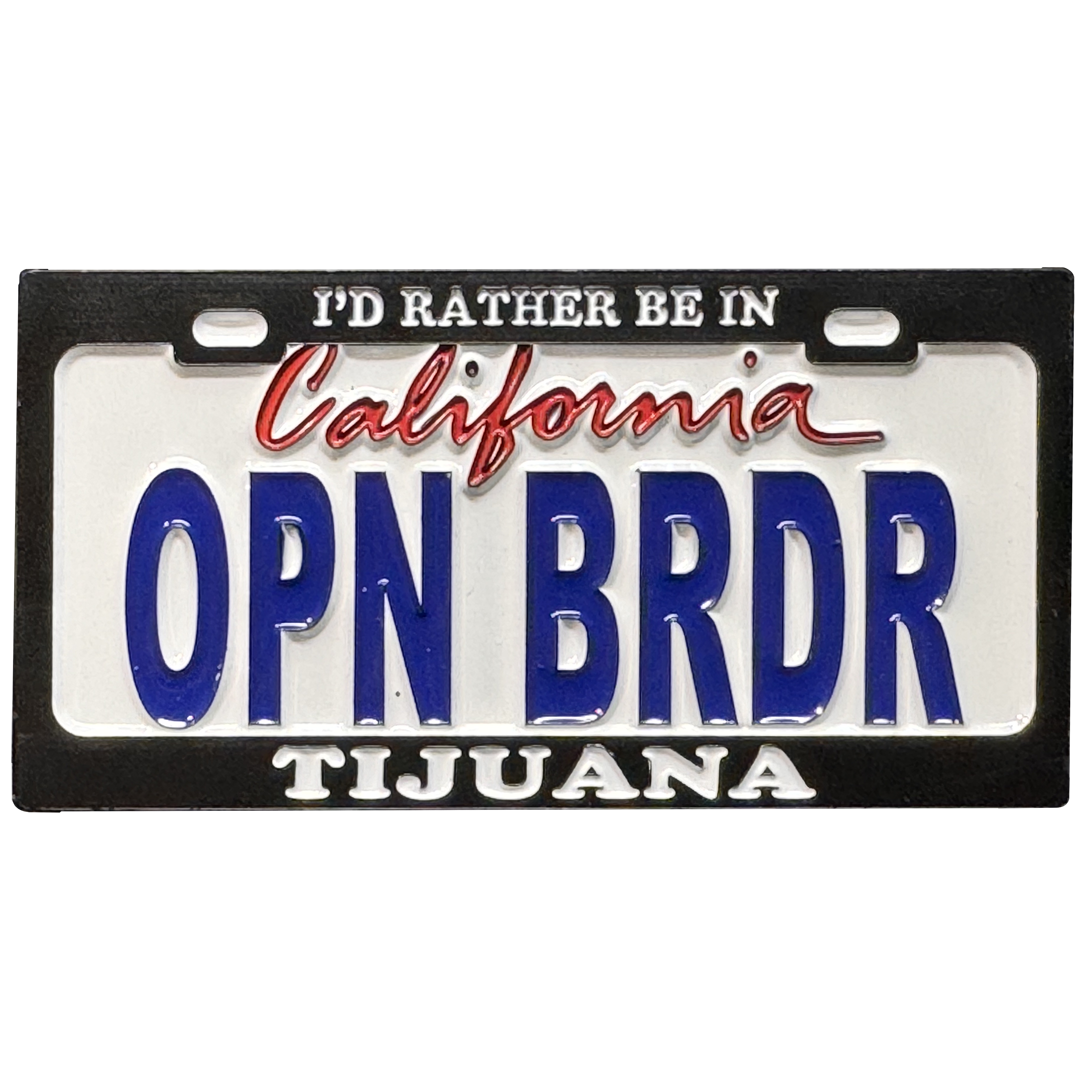 BL4-015 Open Borders Secretary Mayorkas Patron Saint CBP HSI CIS FEMA ICE Border Patrol Challenge Coin