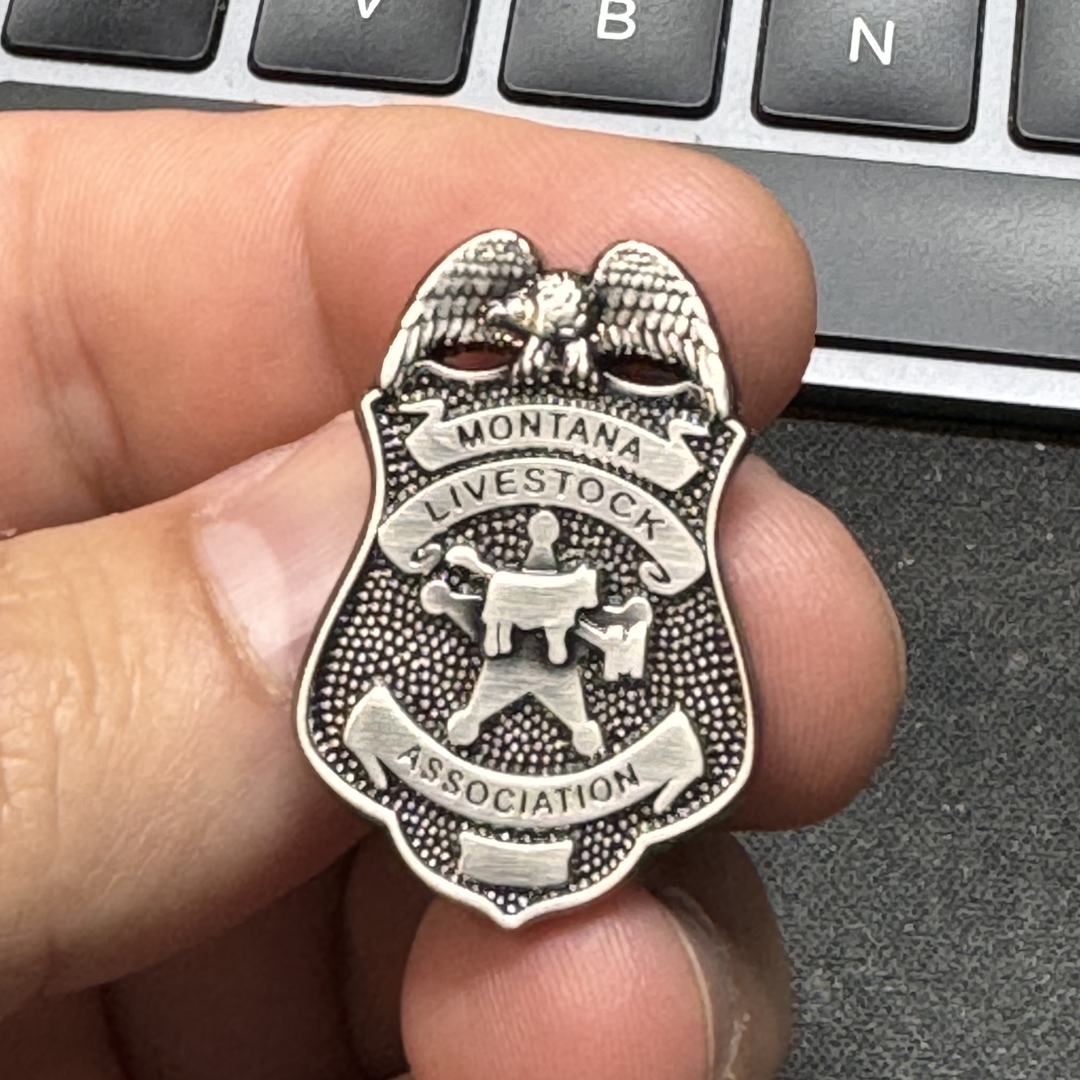 PBX-009-C Montana Livestock Association Yellowstone Commissioner Dutton lapel pin
