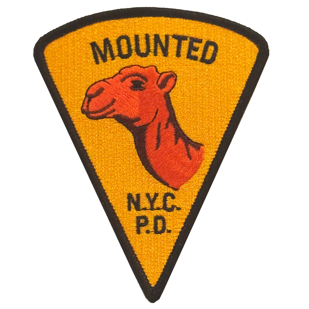 EL14-22 New York Police Mayor Zohran Mamdani Camel Mounted Unit Patch not Horse Patrol NYC