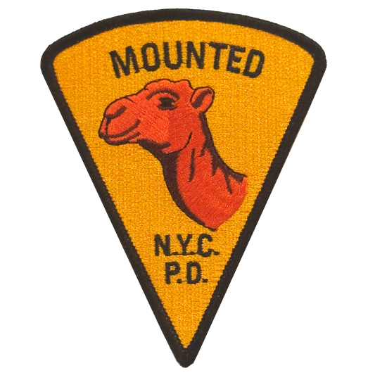 EL14-22 New York Police Mayor Zohran Mamdani Camel Mounted Unit Patch not Horse Patrol NYC
