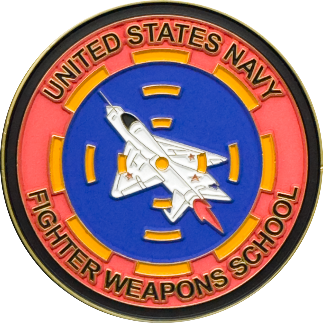 BL10-7 Secretary of War Pete Hegseth Challenge Coin Navy Fighter Weapons School Midnight Hammer Department of War